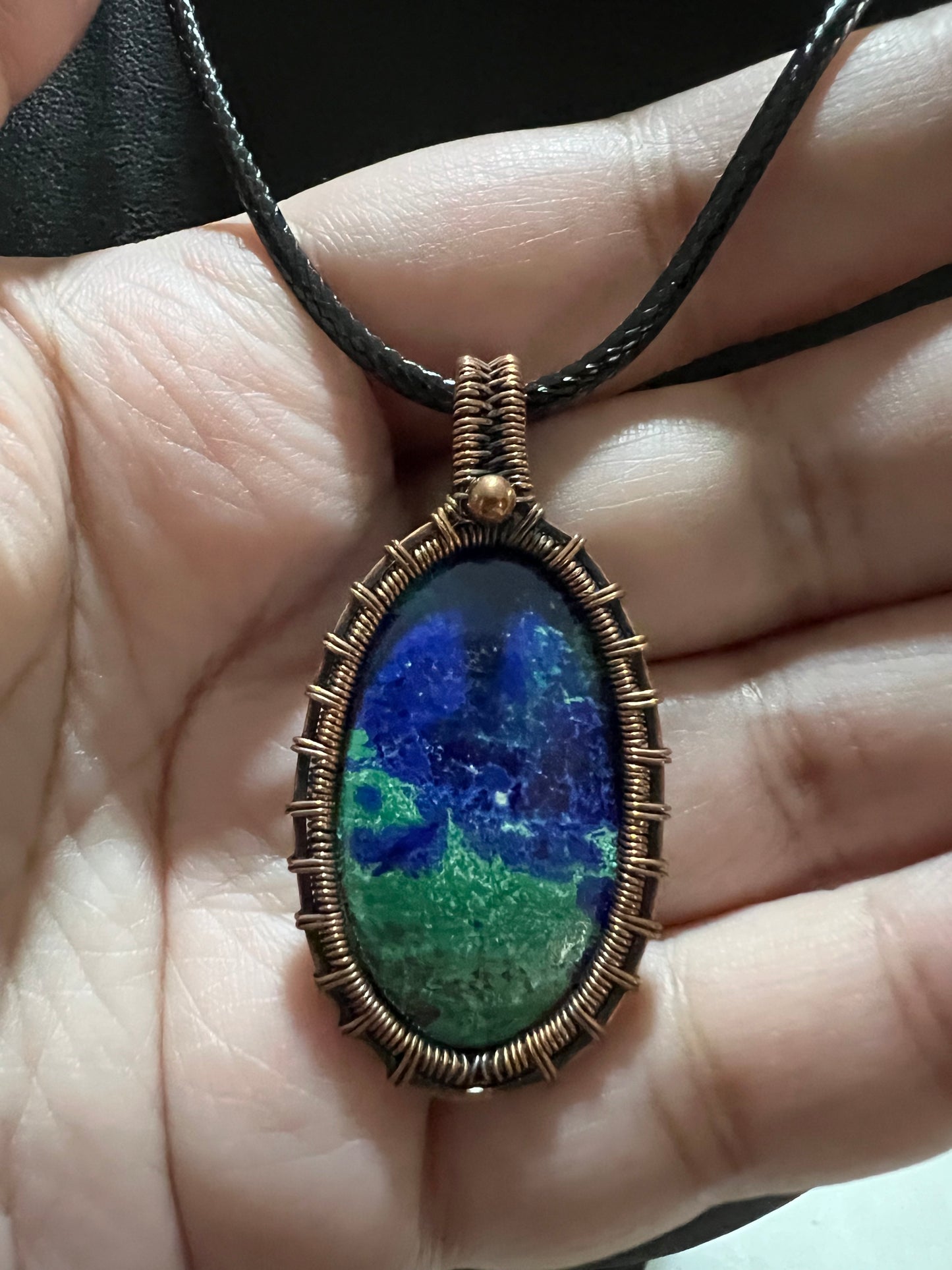 Laguna: Azurite Pendant (Archangels Michael, Metatron & Raphael)