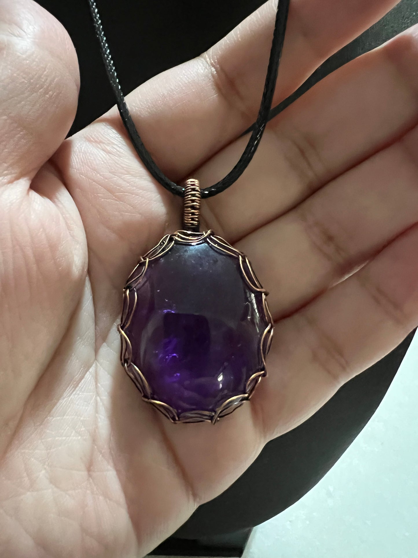 Tritonia: Amethyst Pendant (Archangels Michael, Metatron & Gabriel)