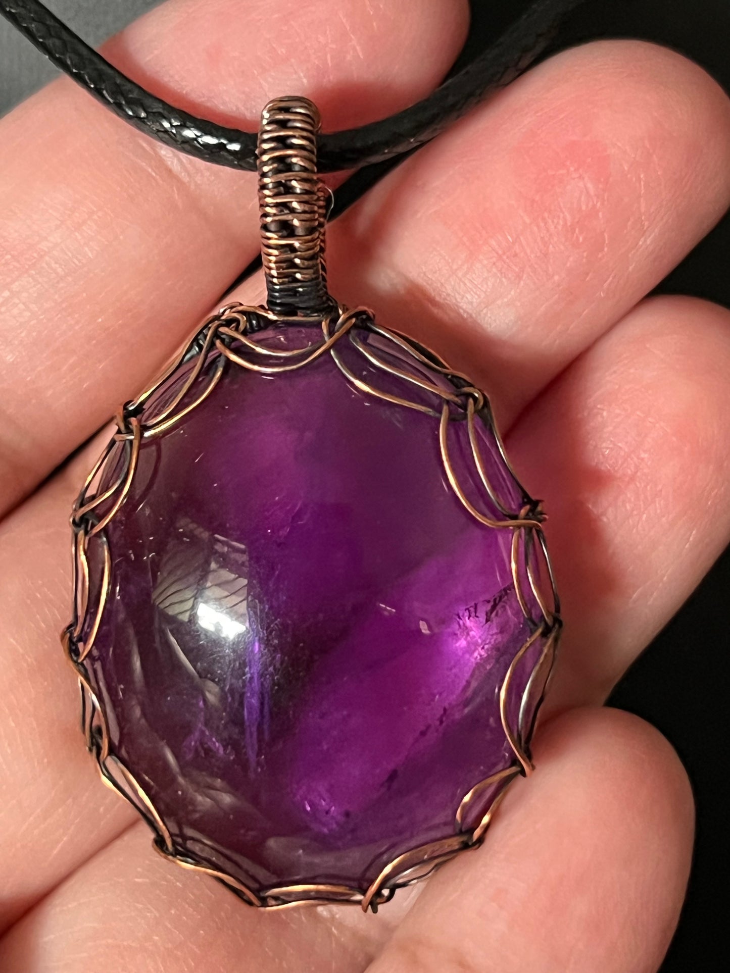 Tritonia: Amethyst Pendant (Archangels Michael, Metatron & Gabriel)