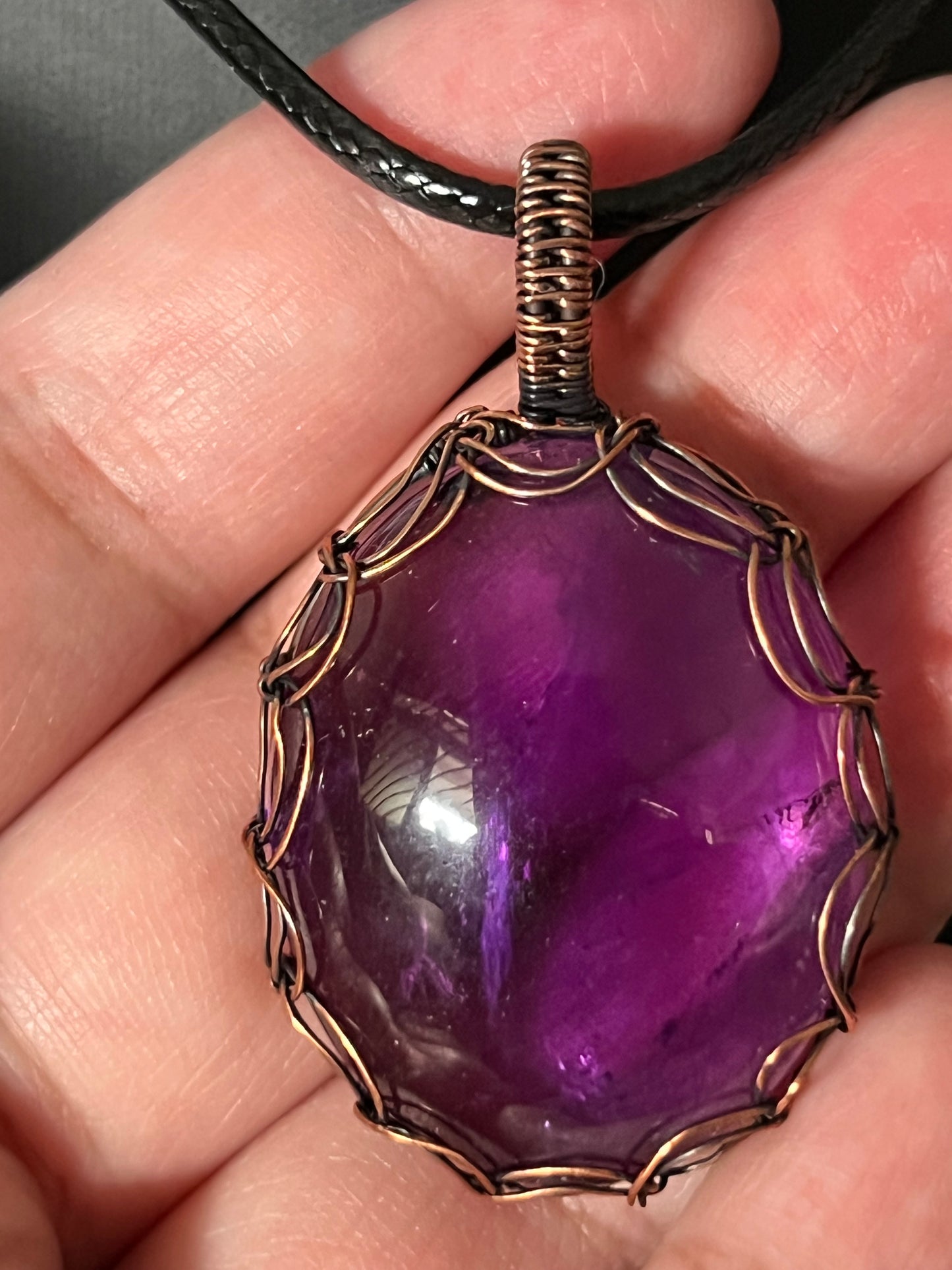Tritonia: Amethyst Pendant (Archangels Michael, Metatron & Gabriel)