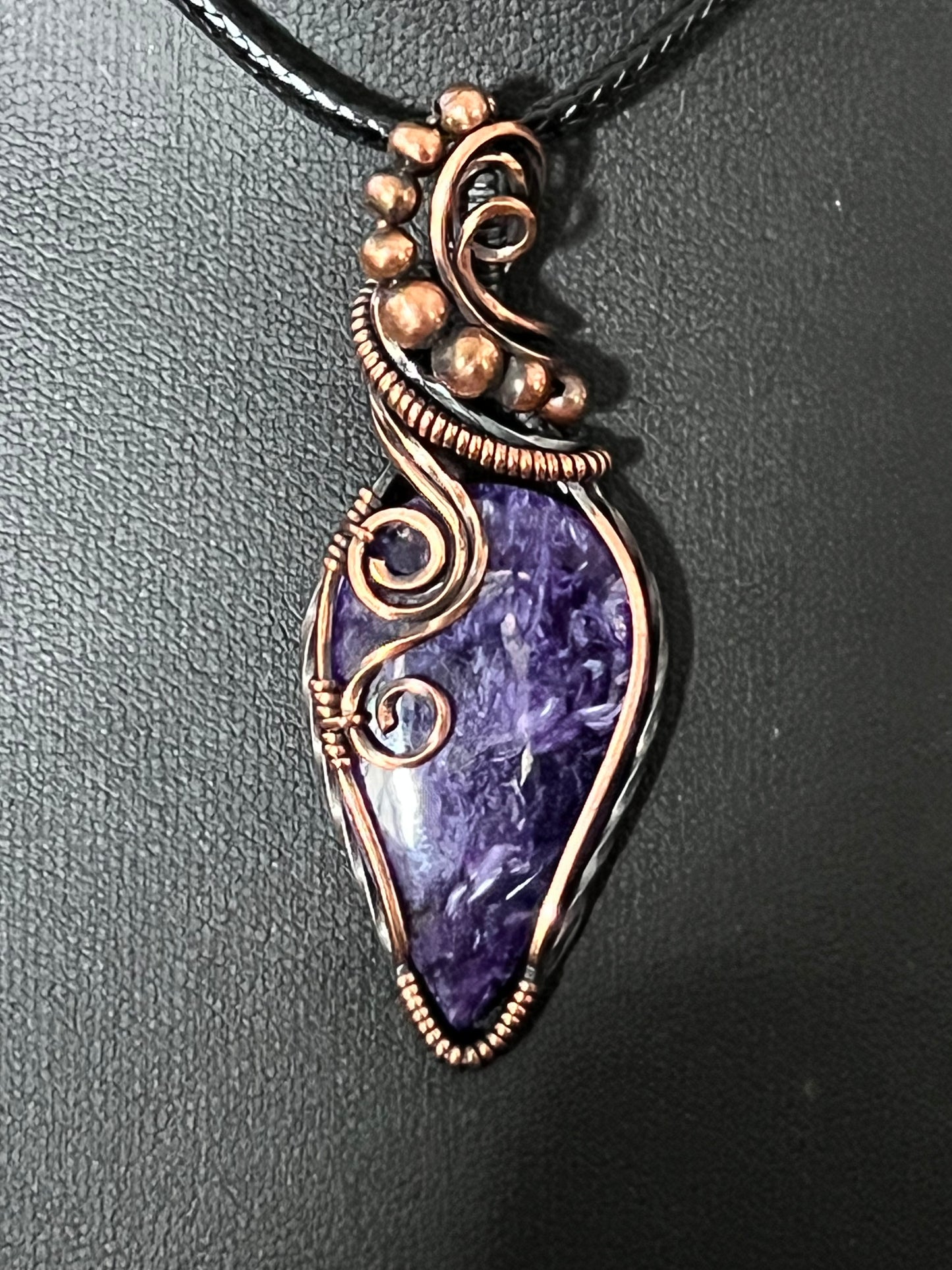 Stormborn: Charoite Pendant (Archangels Gabriel, Uriel, Haniel & Jophiel)