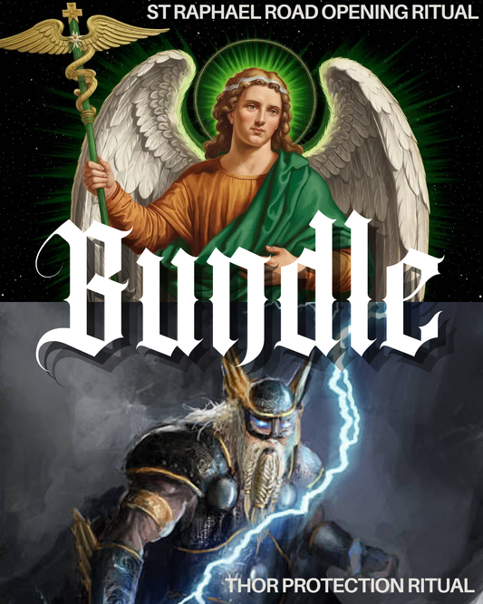 Monthly Ritual Bundle - St Raphael Road Opening + Thor Protection Ritual