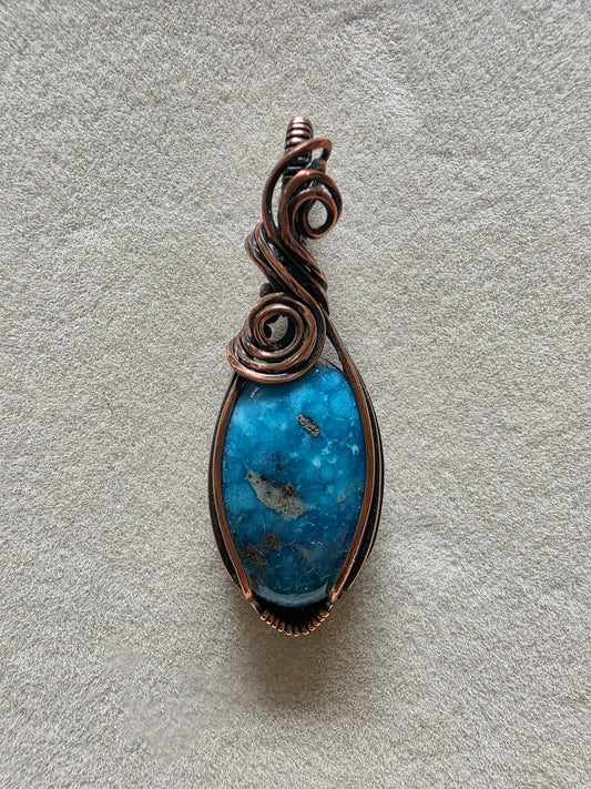 Sirène: Morenci Turquoise Pendant (Venus + The Sirens)
